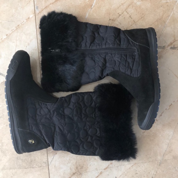 Coach Shoes - Coach boots with zipper